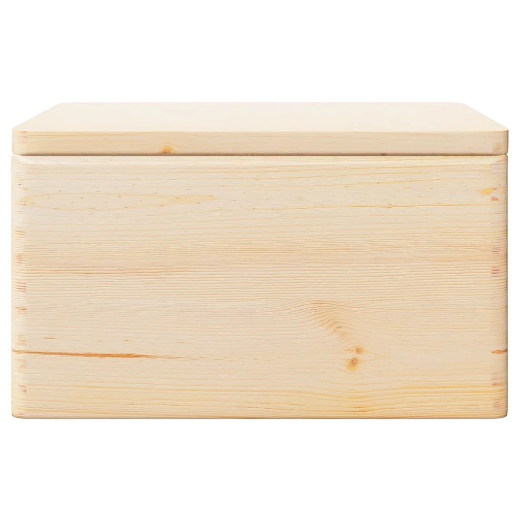 Scatola in Legno con Coperchio&Manici 40x30x23 cm Legno di Pino 4017392