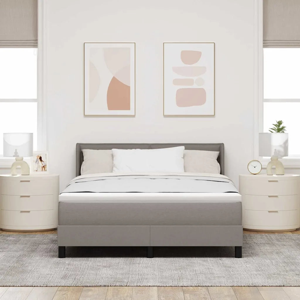Letto a molle con testiera Talpa 200 x 140 cm Tessuto 3341045