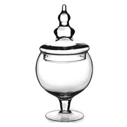 Trade Shop - Potiche In Vetro Cofanetto Con Coperchio ø13xh30cm Per Dolci Caramelle Oggetto Decorativo -