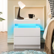 Cassettiera comodino con 2 cassetti ¨C Minimal ¨C Bianco, ideale per camera da letto