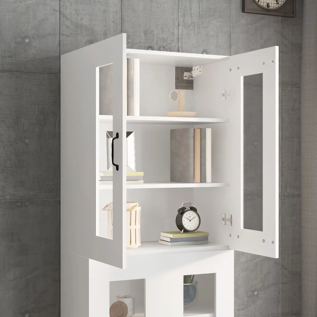 Armadietto Pensile a Parete Bianco 69,5x34x90 cm CFW5789742