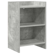 Comodini Grigio Cemento 40 x 30 x 60 cm Legno ingegnerizzato 8011001