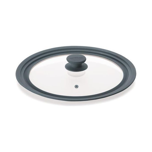 Tescoma 619129 coperchio per pentola Rotondo Grigio, Trasparente