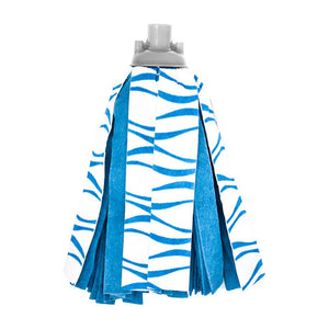 Apex 10517 Mocio Ricambio Sintetico Bianco Blu