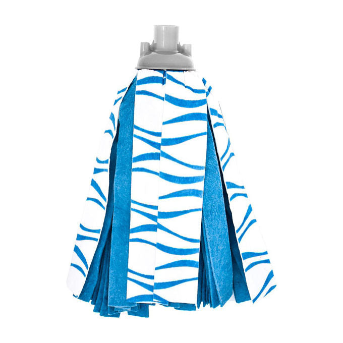 Apex 10517 Mocio Ricambio Sintetico Bianco Blu