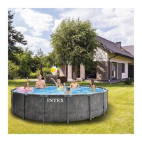 Piscina Prism Greywood 549x122 cm, con pompa filtro, scaletta, telo base, telo copertura