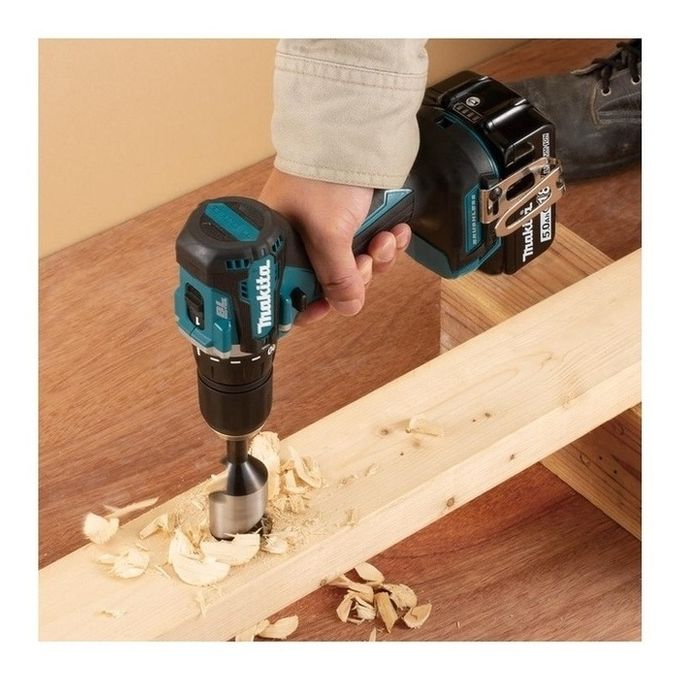 Makita DDF487RFE3 cacciavite elettrico e avvitatore a impulso 1700 Giri/min Nero, Blu, Acciaio