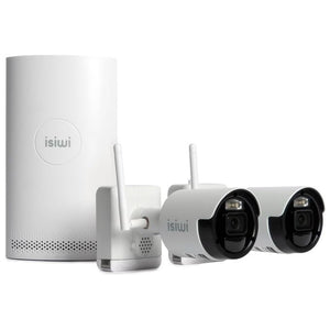 Isiwi KIT WIRELESS CONNECT AIR2 ISW-K2N8BFBTA4MP-2 GEN1 NVR 8 CANALI+ 2 TELECAMERE A BATTERIA DA 8