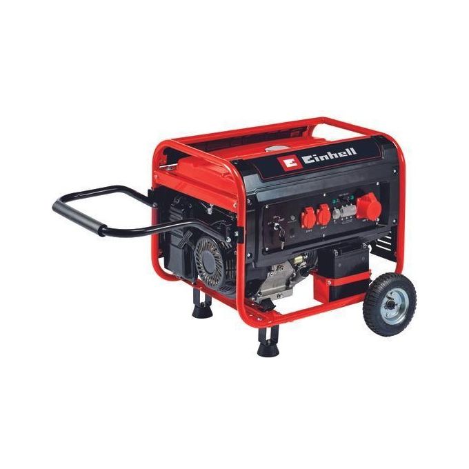 Einhell TC-PG 65/E5 gruppo elettrogeno 25 L Benzina Nero, Rosso