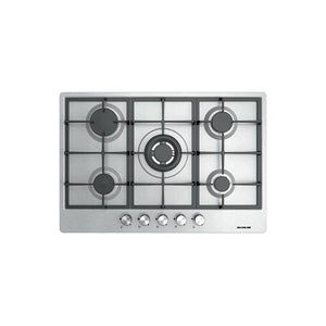 Silverline AS5444X01 piano cottura Acciaio inossidabile Da incasso 75 cm Gas 5 Fornello(i)