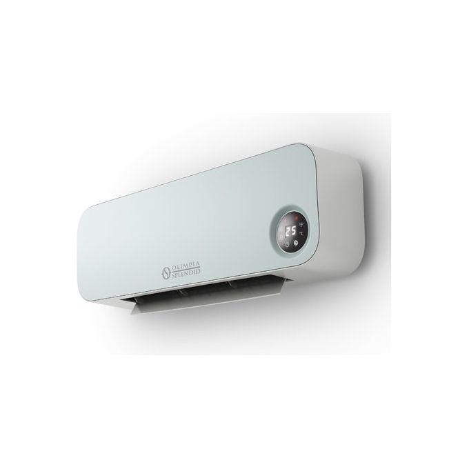 Olimpia Splendid Termoventilatore Sky WiFi 2000W Grigio Controllo Remoto Intelligente e Efficienza Energetica Avanzata