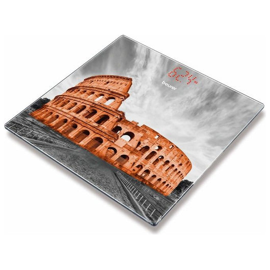 Beurer GS 215 Rome Bilancia in Vetro con Display LED Magic