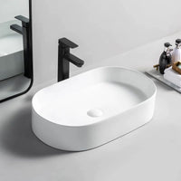 Lavabo Da Appoggio In Ceramica Rea Nadia 60