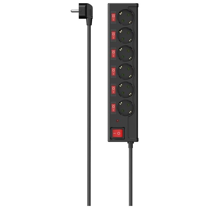 Hama 00223158 Presa elettrica intelligente 6 presa(e) AC 1,4 m 3680 W