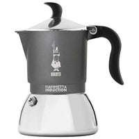Bialetti Caffettiera Fiammetta Grigia per Induzione 4 Tazze