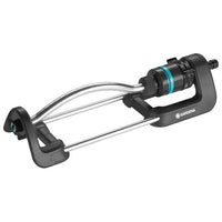 Gardena 18920-20 irrigatore Sistema di spruzzo d'acqua oscillante Nero, Argento