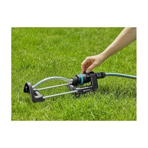 Gardena 18920-20 irrigatore Sistema di spruzzo d'acqua oscillante Nero, Argento