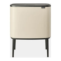 Brabantia Bo Touch Bin 33 L 3 cestello/i Beige