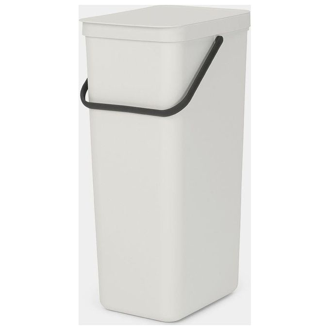 Brabantia Sort & Go 40 L Rettangolare Plastica Grigio chiaro