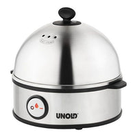 Unold 38626 Pentolino per uova 7 uovo/uova 360 W Nero, Acciaio inox