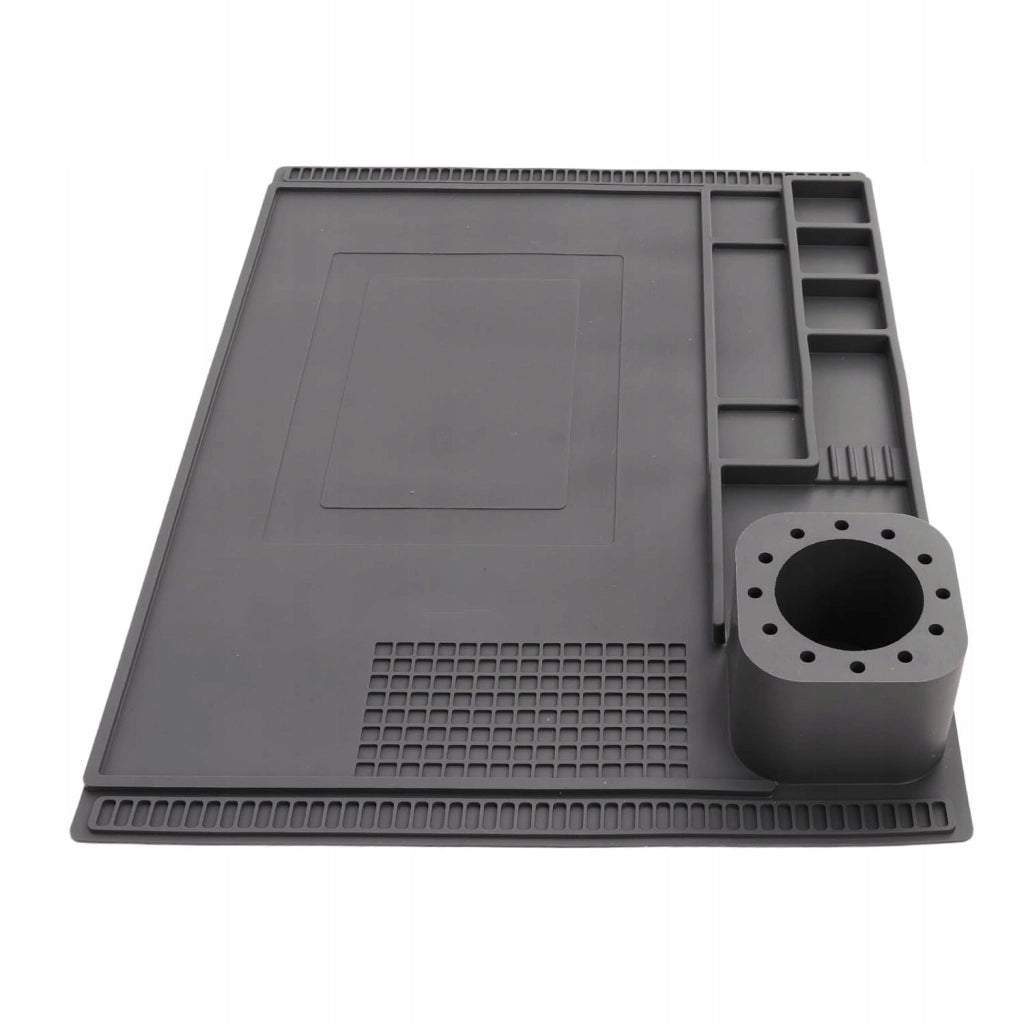 Tappetino Antistatica in Silicone FixZone ProSilica ESD 40x30 – Resistenza 500°C | 120 Scomparti