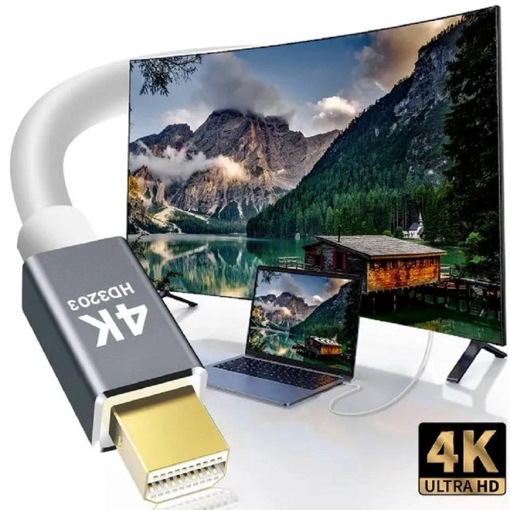 Trade Shop - Cavo Adattatore Video Da Mini Displayport A Mini Displayport 4k 1.8 Mt Hd3203 -