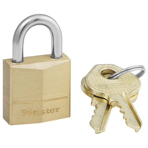 MASTER LOCK 120EURD lucchetto per bagaglio Luggage key lock Ottone Ottone, Argento