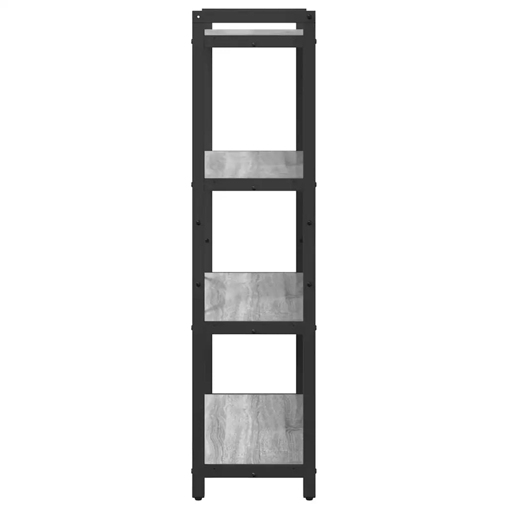 Libreria Grigio sonoma 80 x 30 x 120 cm Legno multistrato 868422