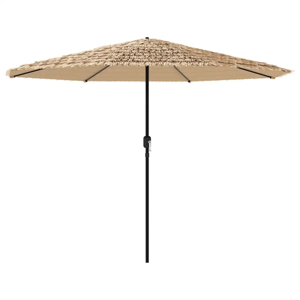 Ombrellone Giardino con Palo in Acciaio Marrone 324x324x247 cm 4005109