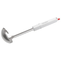 Pedrini Mestolo Lillo Stile Cromo e Bianco