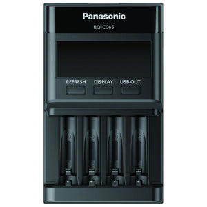 Panasonic Eneloop LCD PRO Caricabatterie BQ-CC65 ERP senza Batteria