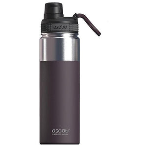 Asobu Alpine Flask Trekking 530 ml Acciaio inossidabile Borgogna