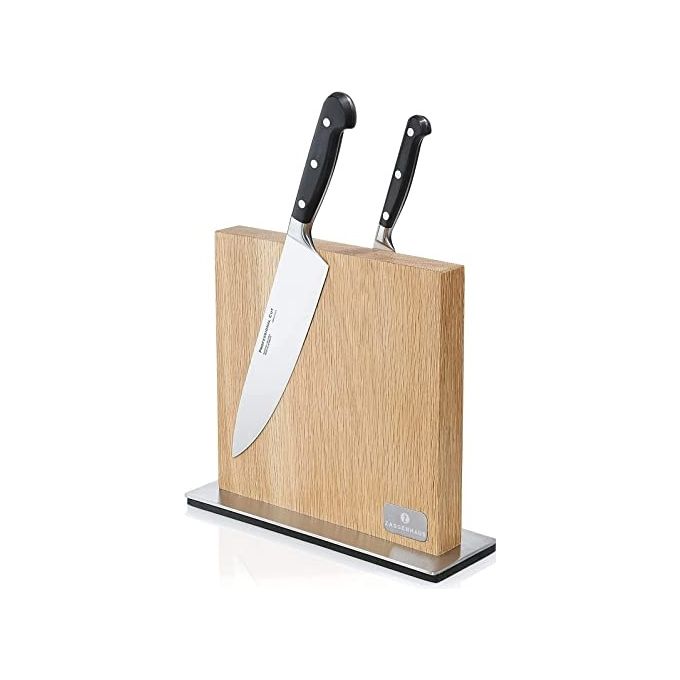 Zassenhaus Portacoltelli Magnetico Legno di Quercia