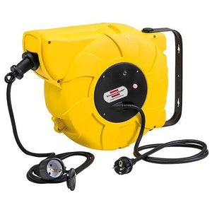 Brennenstuhl 1241000300 prolunghe e multiple 18 m 1 presa(e) AC Nero, Giallo