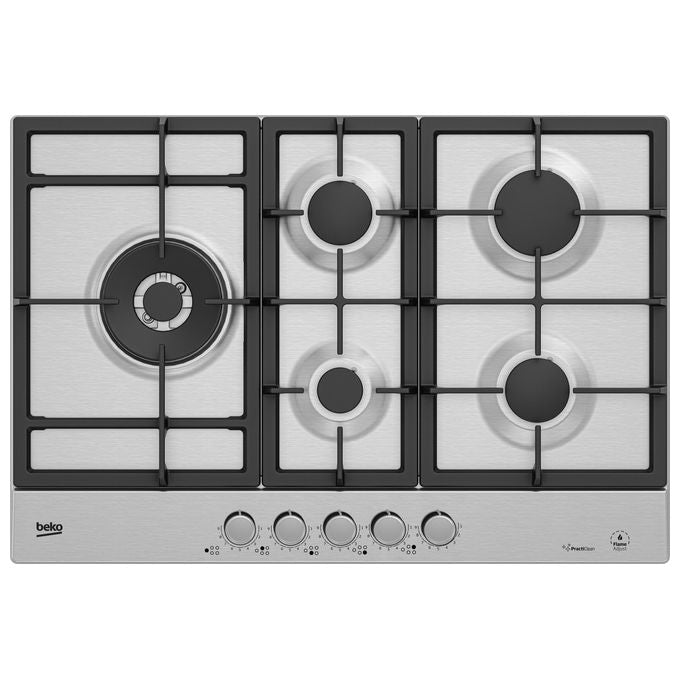 Beko HIAL75226SXE Acciaio inossidabile Da incasso 75 cm Gas 5 Fornello(i)