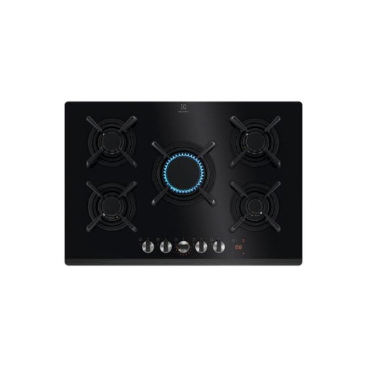 Electrolux KGG753753K Nero Da incasso 75 cm Gas 5 Fornello(i)