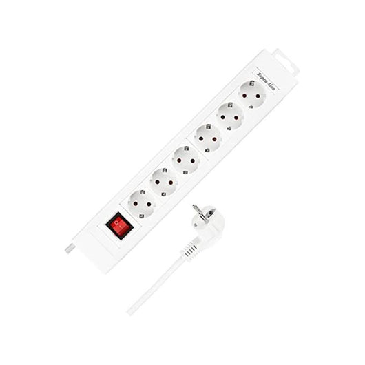 REV 14612113 prolunghe e multiple 2,4 m 6 presa(e) AC Interno Bianco