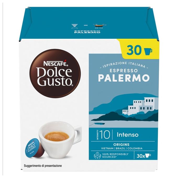 Nescafé Dolce Gusto Caffè Espresso Palermo 30 Capsule