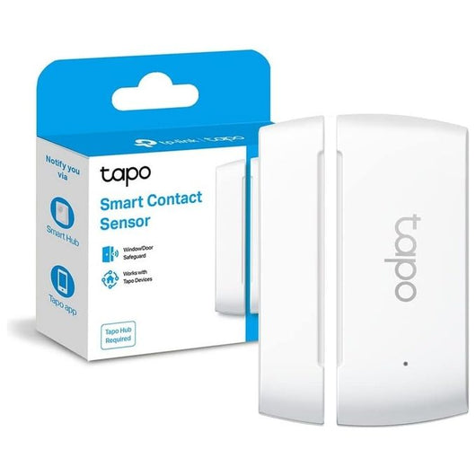 TP-Link Tapo T110 Smart Contact Sensor, Sensore di Contatto Intelligente, Domotica, Risparmio Energetico, Batteria Caricata, Avvisi di Intrusi, Hub Obbligatorio