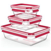 EMSA CLIP & CLOSE N10509 Rettangolare Scatola Trasparente 3 pz