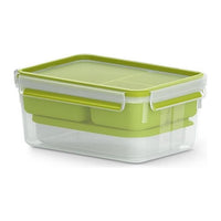 EMSA CLIP & GO XL Contenitore per il pranzo 2,3 L Verde, Trasparente 1 pz
