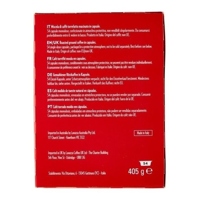 Lavazza A Modo Mio Qualità Rossa, 54 Capsule