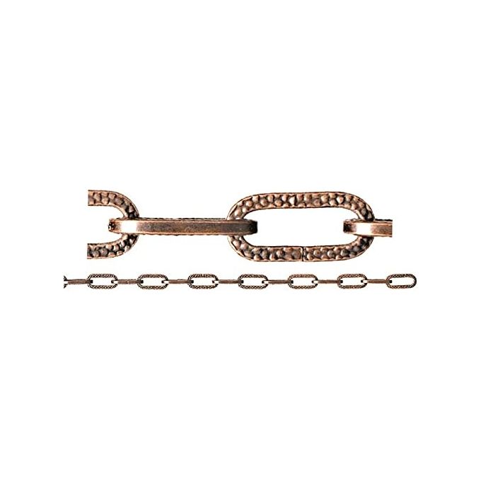 Vigor Catena Decorazione Sezione Quadra Bronzata 10 Metri 3mm