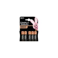 Duracell Pile Simply Alkaline Stilo 5 Pezzi Mn 1500