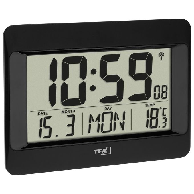 TFA-Dostmann 60.4519.01 sveglia Sveglia digitale Nero