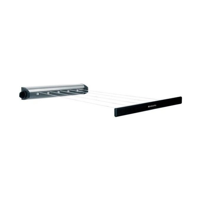 Brabantia Pull-Out Drying Lines Set, 2 pcs Wall-mountable rack Acciaio inossidabile