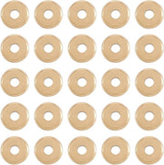 304 Acciaio Inossidabile Disco Ronde a Distanza 10mm - Set di 100 Pezzi - Disco Metallico dorato per Creare Gioielli