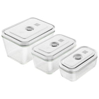 ZWILLING FRESH & SAVE Rettangolare Scatola Grigio, Trasparente 3 pz