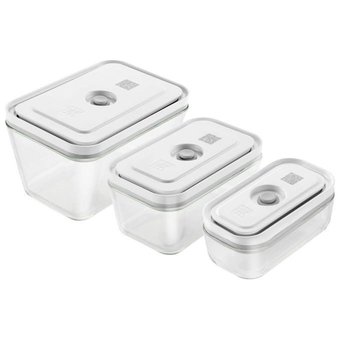 ZWILLING FRESH & SAVE Rettangolare Scatola Grigio, Trasparente 3 pz
