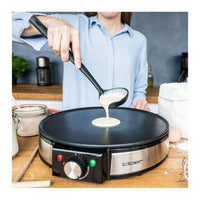 Cloer 6630 crepiera 2 crepe Nero, Acciaio inossidabile